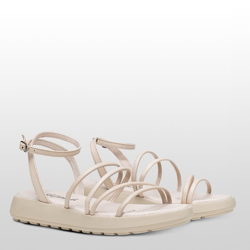 Free People | Vivienne Platform Strappy Sandal Sand Beige